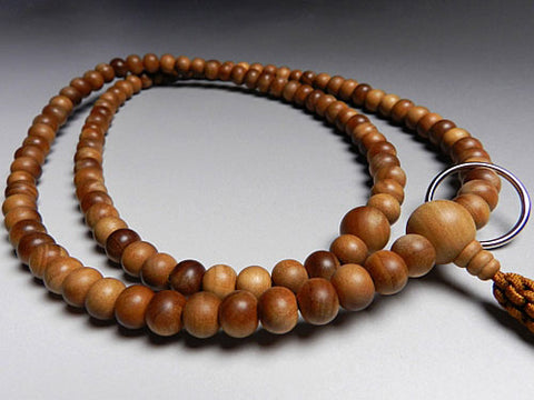 Men's prayer beads, Indonesian sandalwood