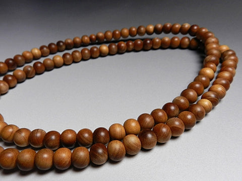 Men's prayer beads, Indonesian sandalwood