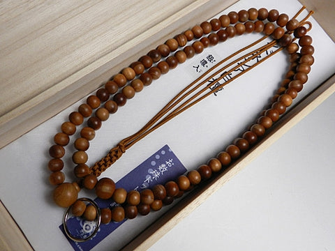 Men's prayer beads, Indonesian sandalwood