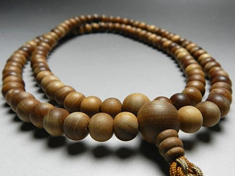 Men's prayer beads, Indonesian sandalwood