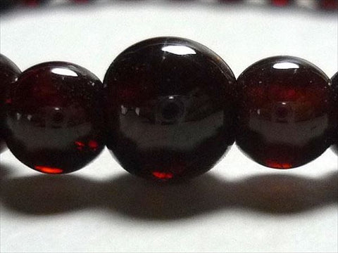 Garnet Bracelet, 5mm Round Beads, Limited to 3 Pieces