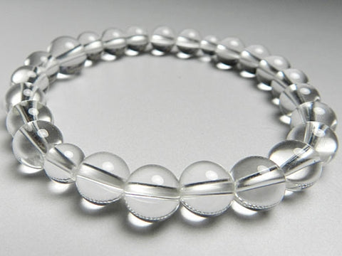 Crystal round bead bracelet 8mm, matching set