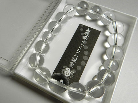 Crystal round bead bracelet 12mm, matching set