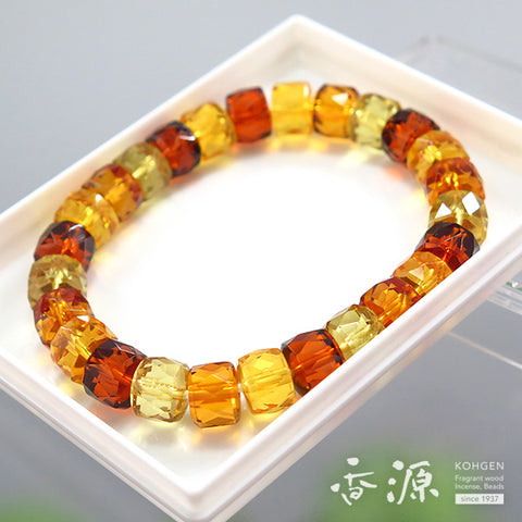 Mixed Amber Bracelet, Tire-Cut, Limited Edition