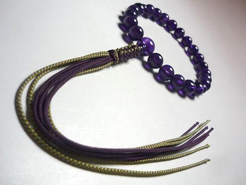 Men's prayer beads, amethyst