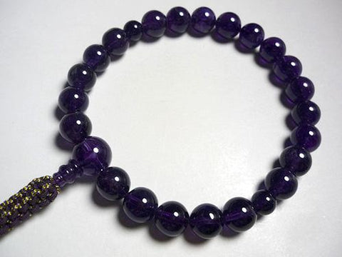 Men's prayer beads, amethyst