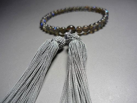 Women's Labradorite Prayer Beads, 7mm Bead