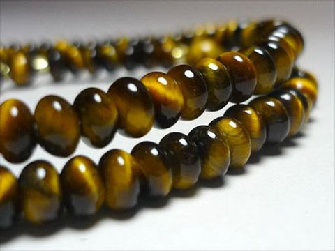Tiger's Eye 108-Bead Double-Wrap Bracelet, Uniform Finish