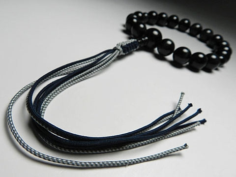 Men's Prayer Beads, Blue Tiger's Eye, 18 Beads, Uniform Finish