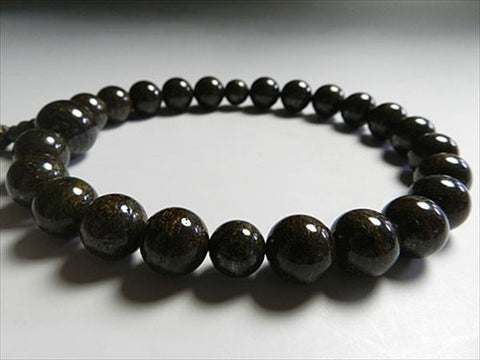 Men's prayer beads, tiger jasper, 22 beads