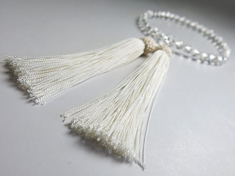 Women's Crystal Prayer Beads, Hand-Polished Faceted Cut