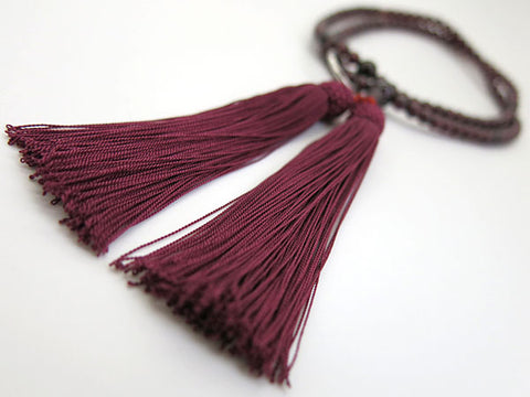 Women's Prayer Beads, Garnet, Soto Sect, 8-Sun, Uniform Finish