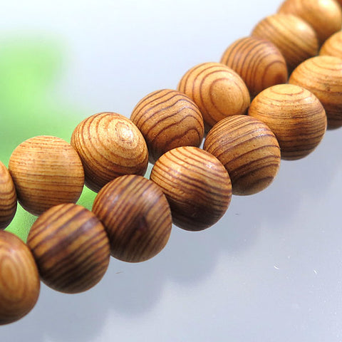 Men's Prayer Beads, Yakusugi, Shaku-Ni Size, Hokke, Nichiren Sect, Matching Set