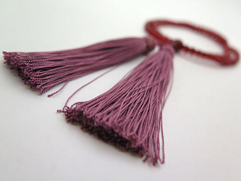 Women's Prayer Beads, Agate, 5mm Bead, Rinzai Sect, Uniform Finish