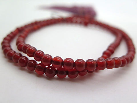 Women's Agate Prayer Beads, Soto Sect, Silver Ring