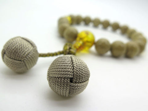 Men's prayer beads, Starry Moon Bodhi seed, natural amber finish