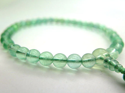 Women's Prayer Beads, Green Fluorite, 8mm Bead, Uniform Finish