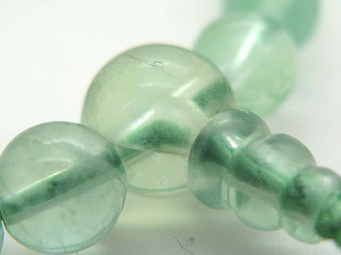 Women's Prayer Beads, Green Fluorite, 8mm Bead, Uniform Finish