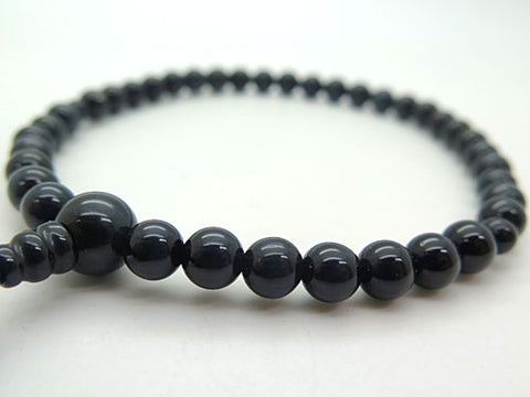 Women's Prayer Beads, Blue Tiger's Eye, 7mm Beads, Matching Set
