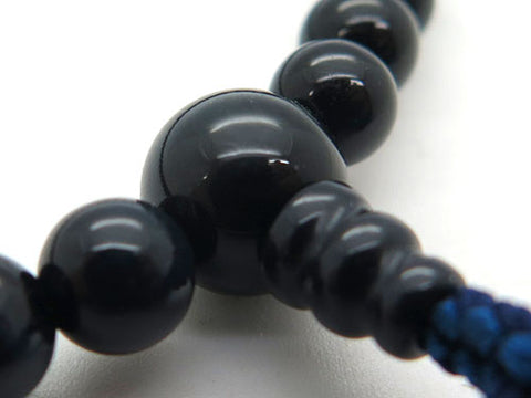 Women's Prayer Beads, Blue Tiger's Eye, 7mm Beads, Matching Set