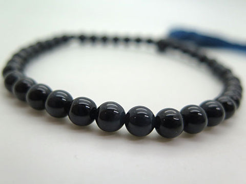 Women's Prayer Beads, Blue Tiger's Eye, 7mm Beads, Matching Set