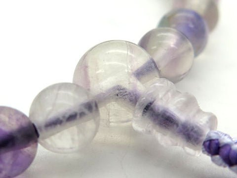 Women's Prayer Beads, Fluorite, 7mm Bead, Uniform Finish