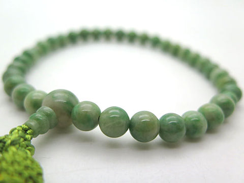 Women's Prayer Beads, Dushan Jade, 8mm Bead, Uniform Finish