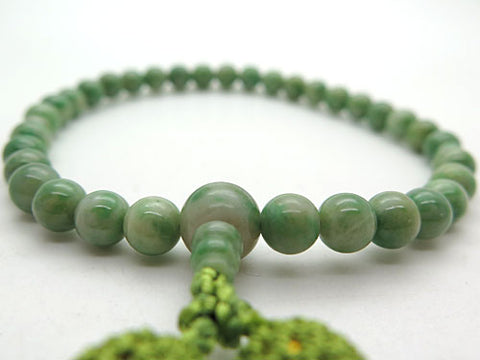 Women's Prayer Beads, Dushan Jade, 8mm Bead, Uniform Finish