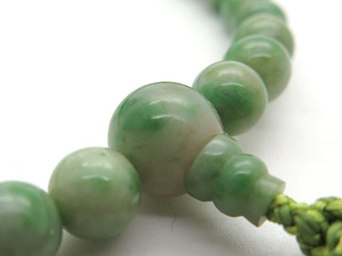 Women's Prayer Beads, Dushan Jade, 8mm Bead, Uniform Finish