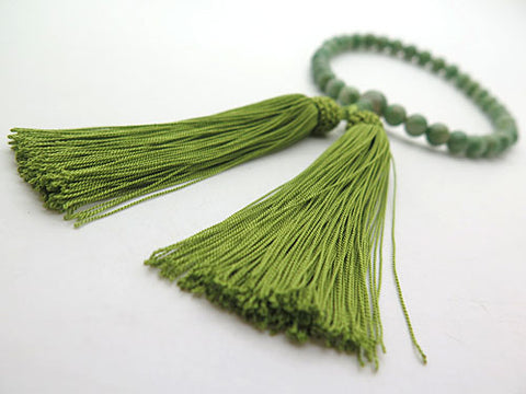Women's Prayer Beads, Dushan Jade, 8mm Bead, Uniform Finish