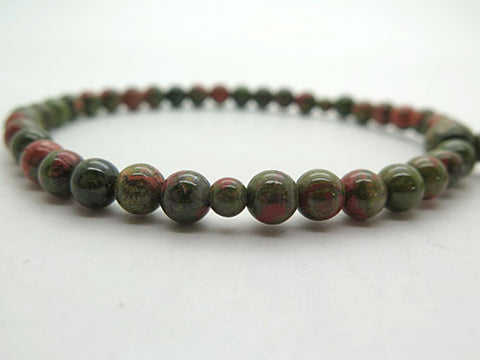 Women's Epidote Prayer Beads, 7mm Bead, Uniform Finish