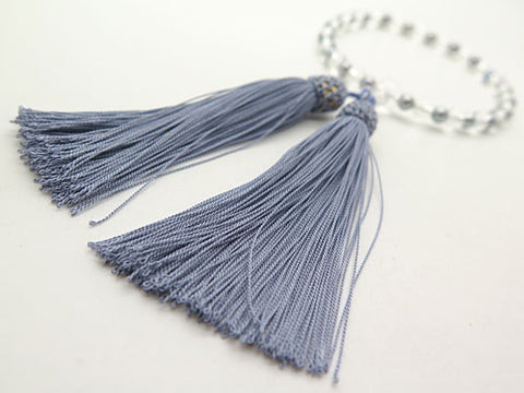 Women's Prayer Beads, Crystal, Black Pearl Combination Finish