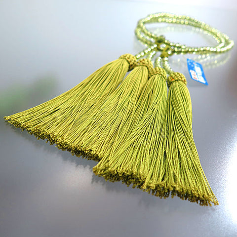 Women's Peridot Prayer Beads, Universal Eight-Sect Style