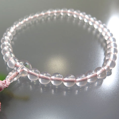Women's Rose Quartz Prayer Beads, 7mm Bead, Limited Edition
