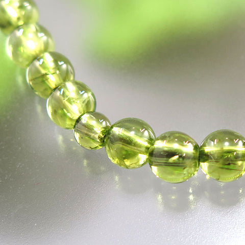 Women's Finest Peridot Prayer Beads, 7mm Bead, Limited Edition