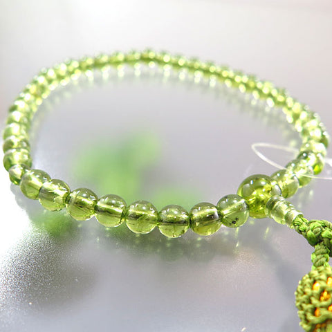 Women's Finest Peridot Prayer Beads, 7mm Bead, Limited Edition