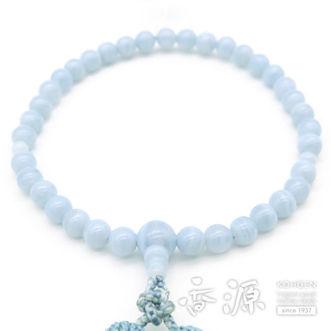 Women's Chalcedony Prayer Beads, One-Handed