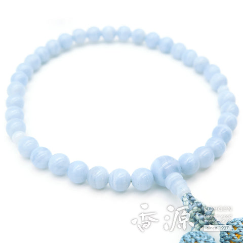 Women's Chalcedony Prayer Beads, One-Handed