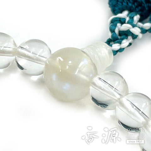 Women's prayer beads, quartz, 7mm beads, blue moonstone, limited edition, item number: C