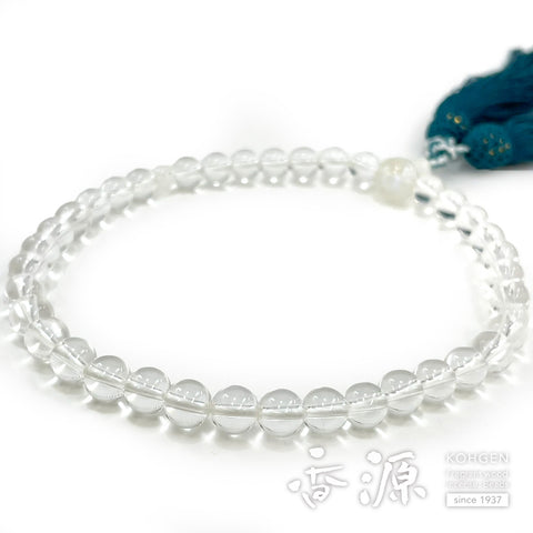 Women's prayer beads, quartz, 7mm beads, blue moonstone, limited edition, item number: C