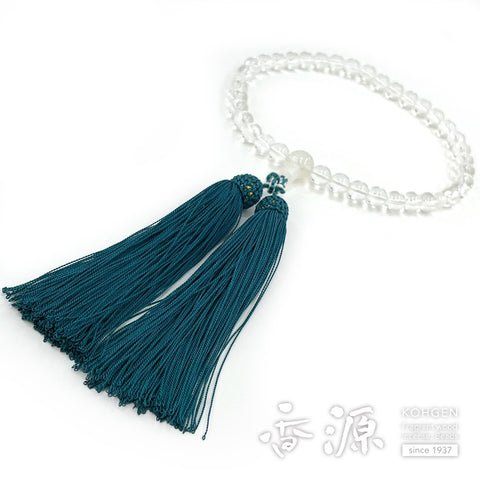 Women's prayer beads, quartz, 7mm beads, blue moonstone, limited edition, item number: C