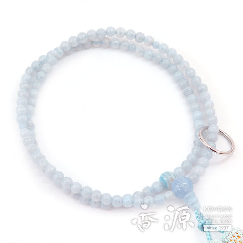 Women's Chalcedony Prayer Beads, Soto Sect