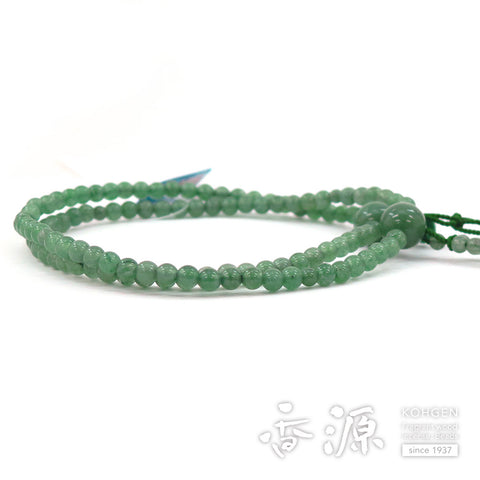 Women's prayer beads, Indian jade, Nichiren sect