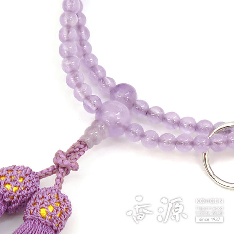 Women's prayer beads, lavender amethyst