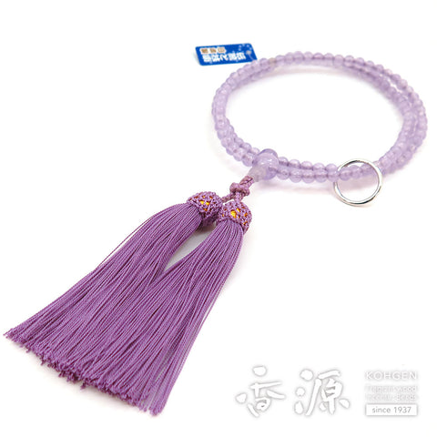Women's prayer beads, lavender amethyst