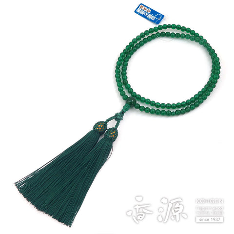 Women's prayer beads, blue agate