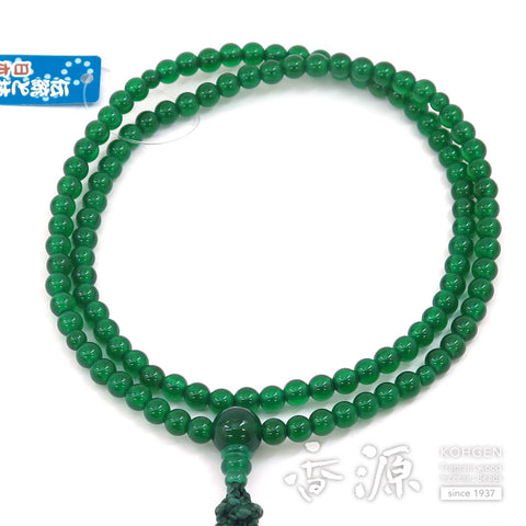 Women's prayer beads, blue agate