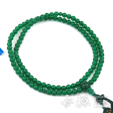 Women's prayer beads, blue agate