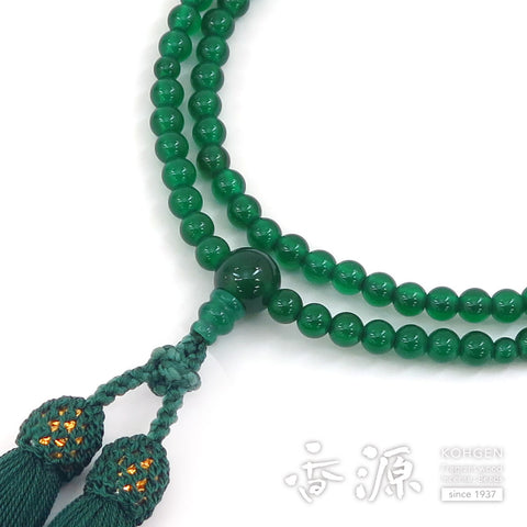 Women's prayer beads, blue agate