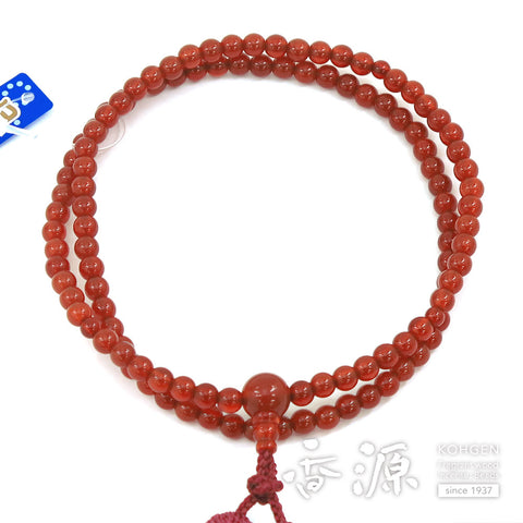 Women's Agate Prayer Beads, Rinzai Sect